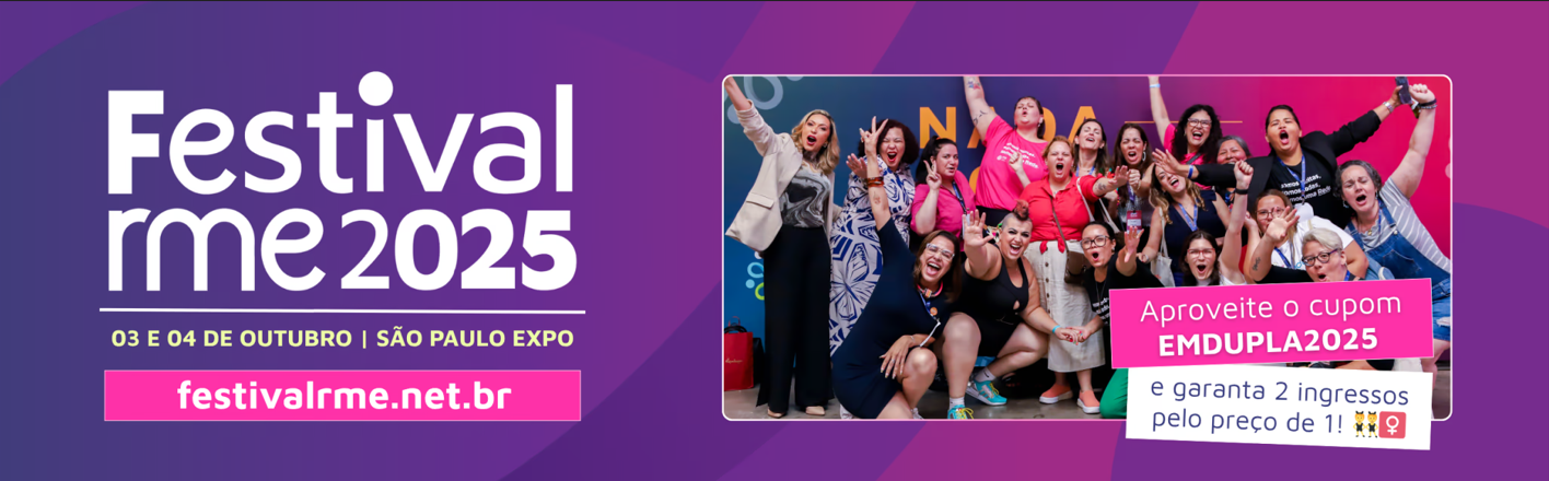 Banner sobre o Festival RME 2025